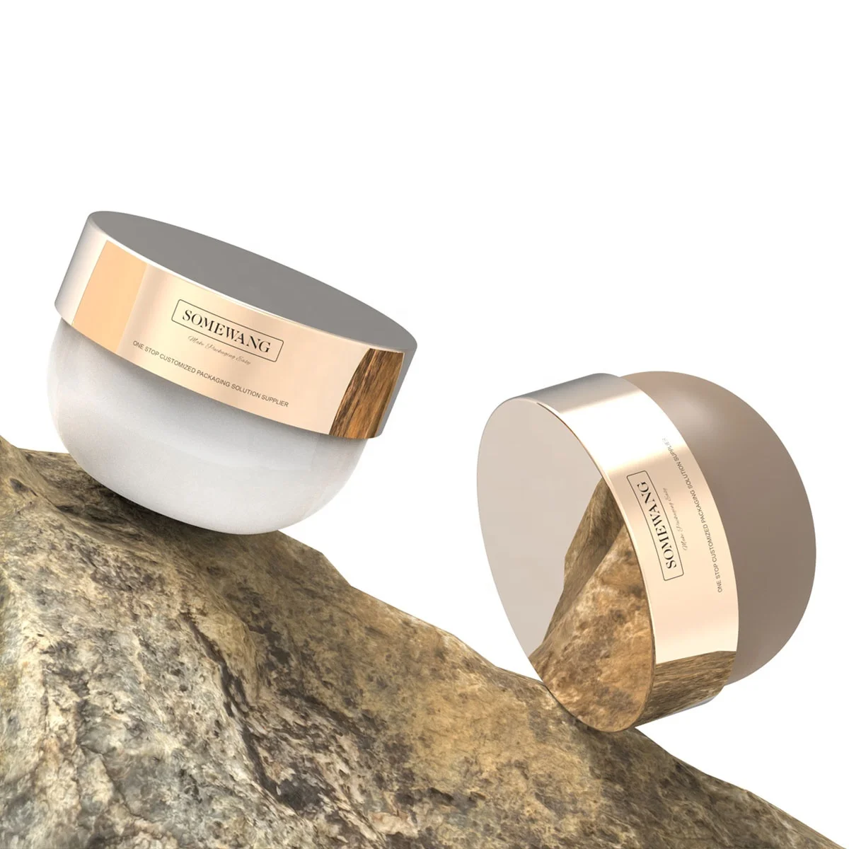 PP Jar Wholesale Luxury Empty 100ml 200ml 250ml 8oz Plastic Cosmetic Cream Jar With Screw Cap