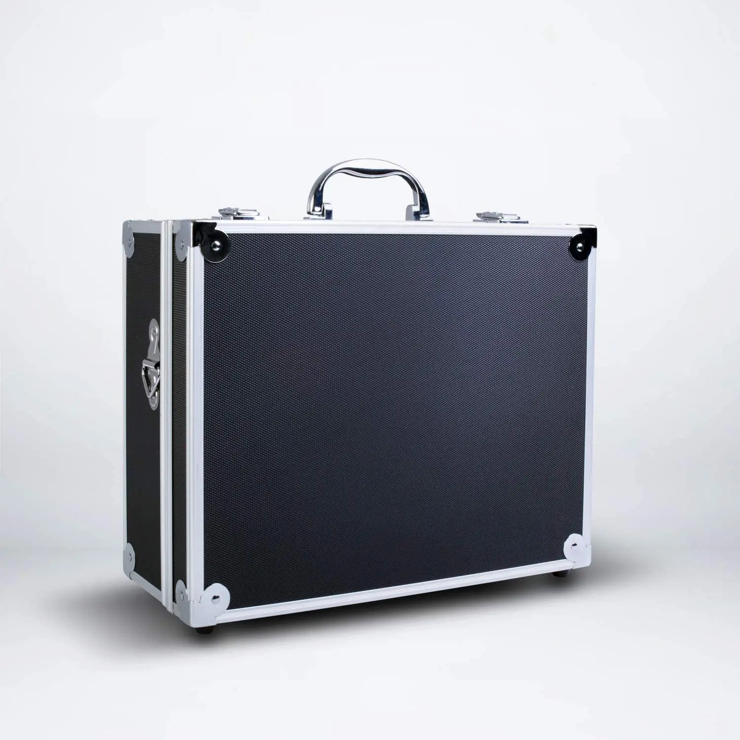 Small Hard Shell Aluminum Alloy Box Suitcase With Extra Protected Foam