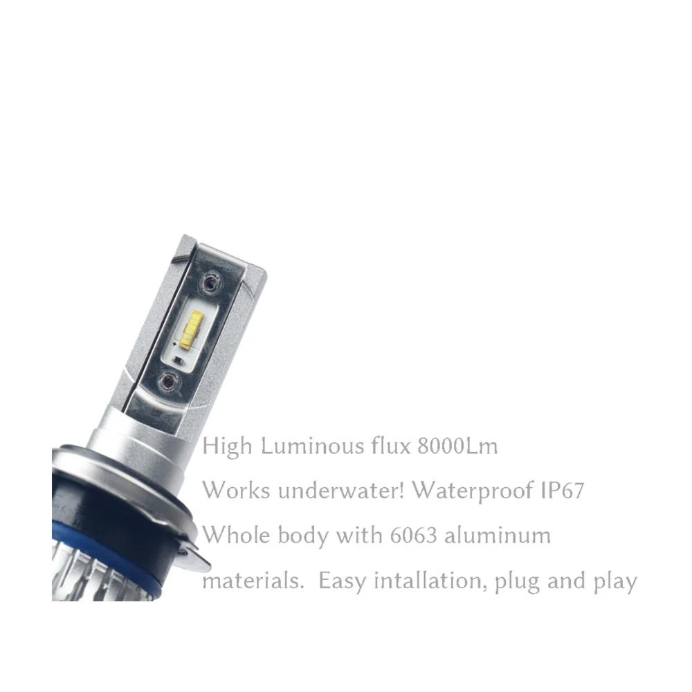 Car light bulb lamp 6000k 9005 9006 H4 H7 H11 LED bulb car led headlight