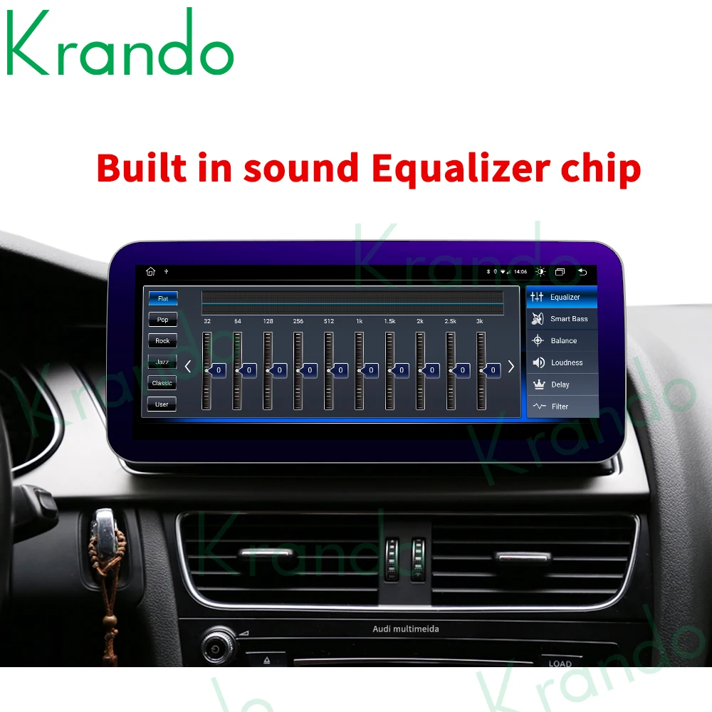  Krando Android 10 0 4G 128 г 25 'IPS экран автомобиля радио плеер Navi для Audi A4 A4L A5 2009-2016 аудио GPS
