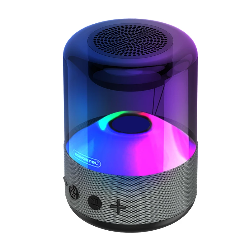 parlantes portatil wireless waterproof portable outdoor IPX5 colorful light MP3 music super bass speaker with TF FM radio
