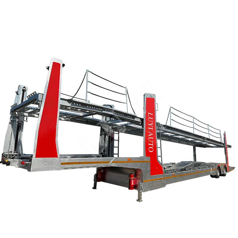 2 Axle Double Deck Car Carrier Trailer 6 8 Cars Transport Semi Trailer OTTC certification