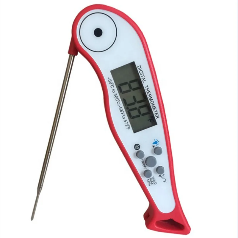 
Instant Read Kitchen Meat Thermometer With Alarm Function 