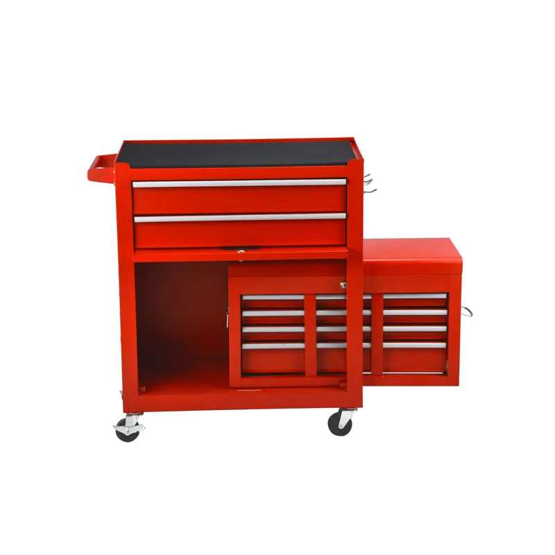 8 Drawerrs Rolling Factory Assistant Auto Tool Chest And Cabinet Combo