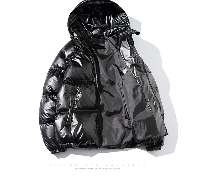 2024 Now Custom Logo Thick Duck Down Jackets Unisex Winter Zip Bubble Coat Waterproof Puffer Jacket Coat Men Clothing