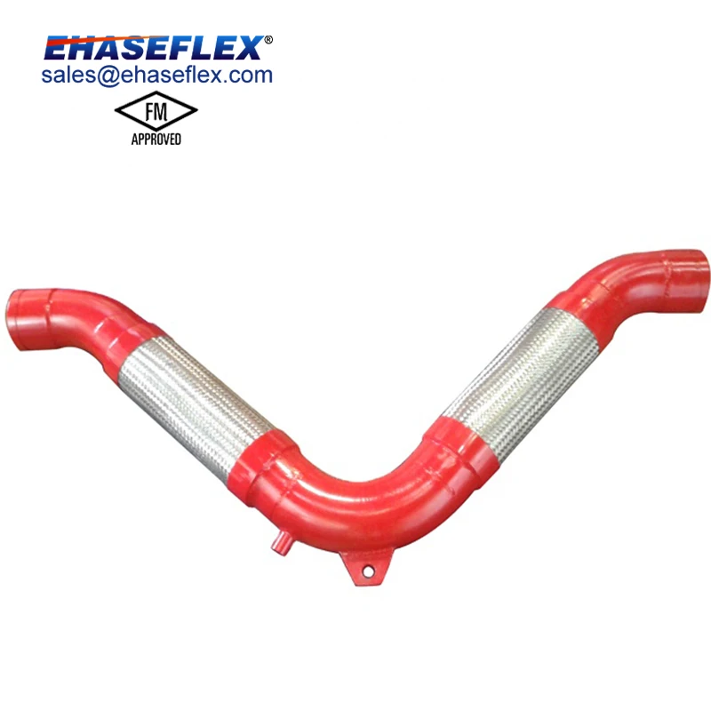 Fm Approved Standard Customize Flexible Connector Fire Loop Seismic V Flex Mental Expansion Joint