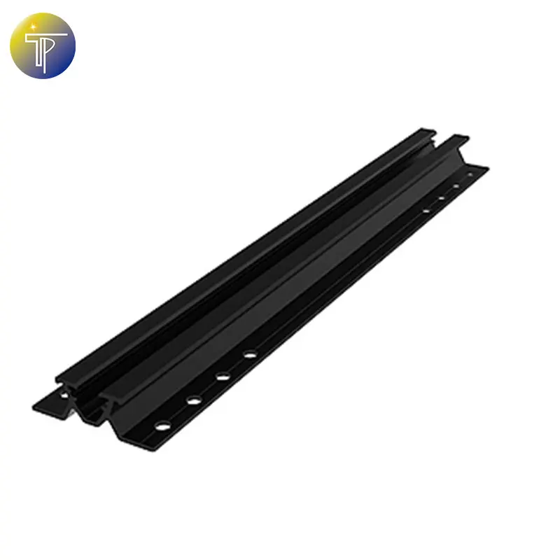 TouchPV Mini Rail for Mounting Solar Modules on Trapezoidal Sheet Metal Roofs Short Rails
