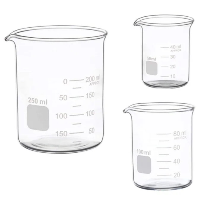 Superior Durability & Chemical Resistance chemistry glassware glass beaker