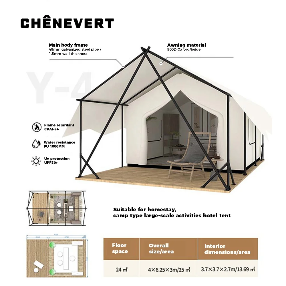 CHENEVERT парусный отель дикий роскошный открытый дом экологический живописный туристический курорт кемпинг конструкция из стали