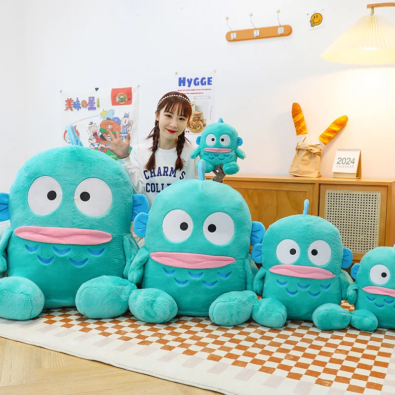 Cross border cute cartoon mermaid dolls, funny plush toys, silly and cute dolls, green cloth dolls, new pillow wholesale