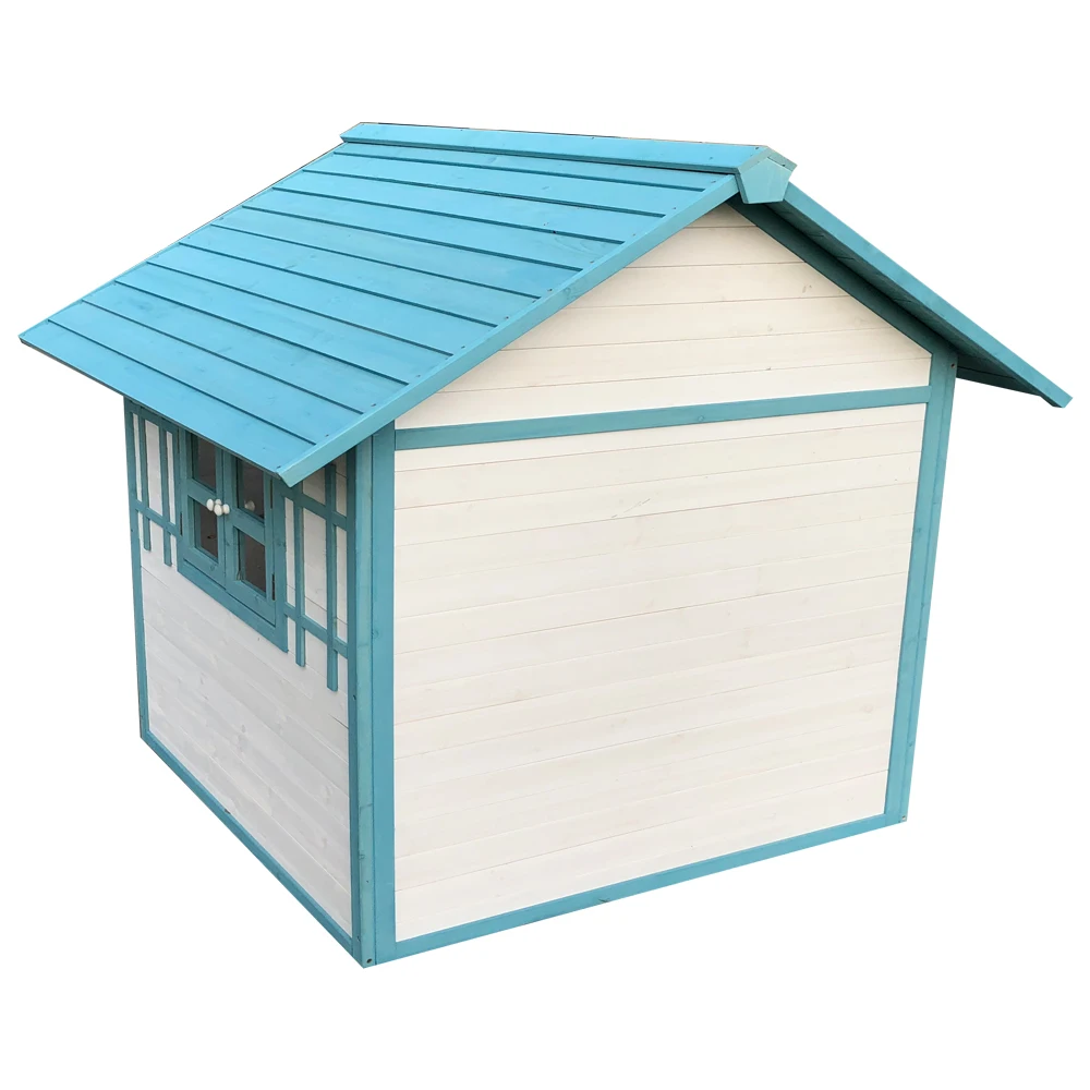 Customize Personal Amusement Park Cubby House Cottage Playhouse Environmental Friendly Paint Wooden Wooden Kids Play House Wood
