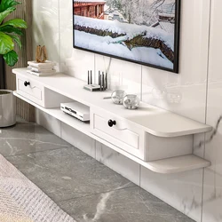 Простой Настенный ТВ-шкаф, ТВ-приставка, стойка для гостиной, спальни, настенный подвесной шкаф, настенный декоративный шкаф