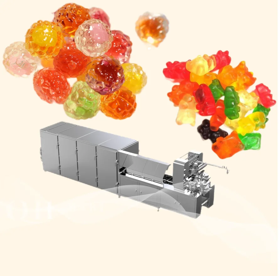 Health  Organics Green honey candy making machine heart shaped candy machine hard candy forming machine in shanghai