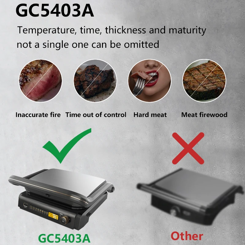 Detachable Contact Grill Profession Electric Sandwich Contact Grill
