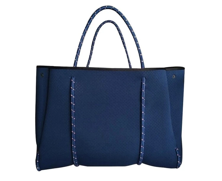 
Фабричная профессиональная цена со скидкой на заказ 41*28*25 см Неопреновая портативная пляжная сумка для покупок 