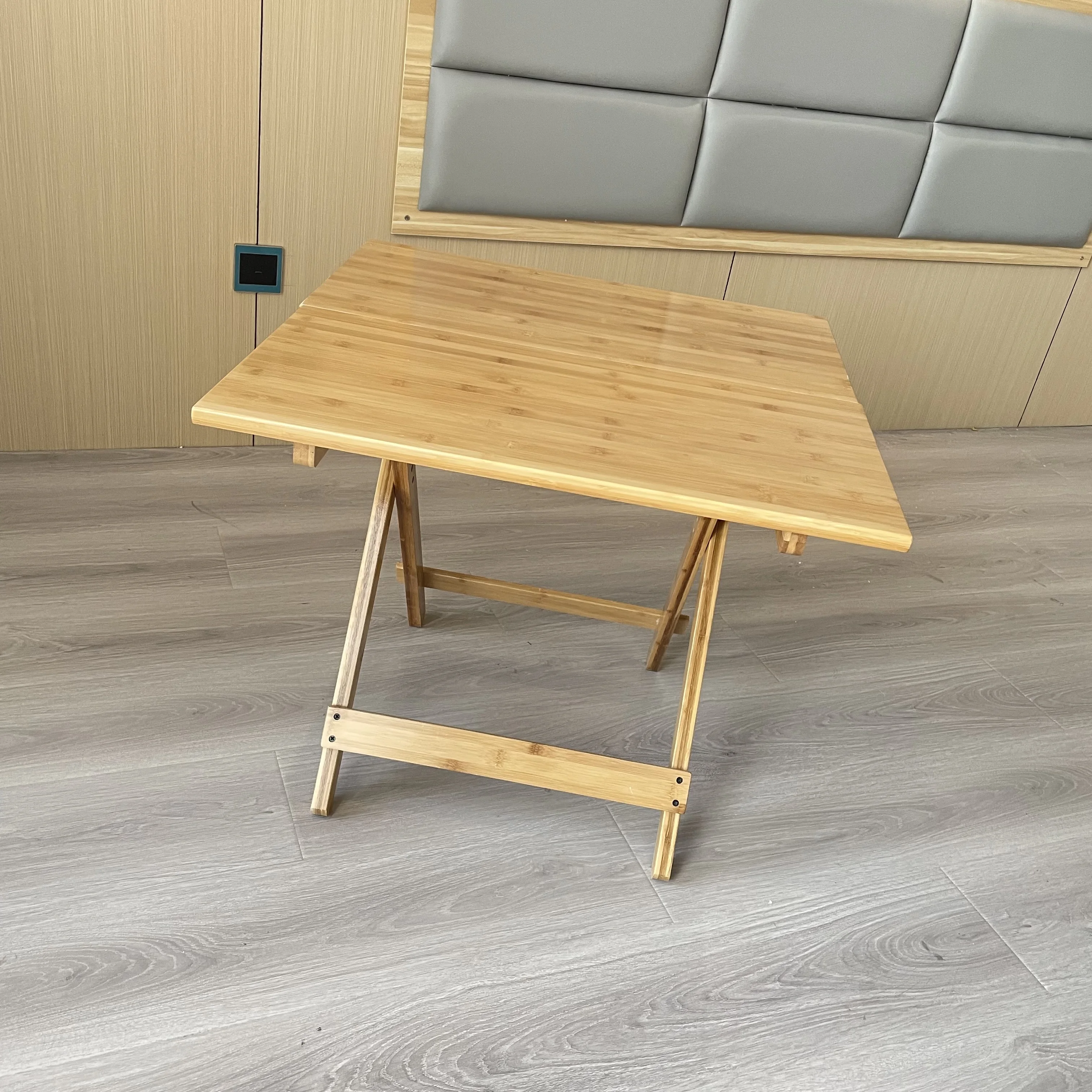 Portable Made Of Bamboo And Wood Direct Deal Picnic Barbecue Camping Wall Foldable Table cheap Folding Table