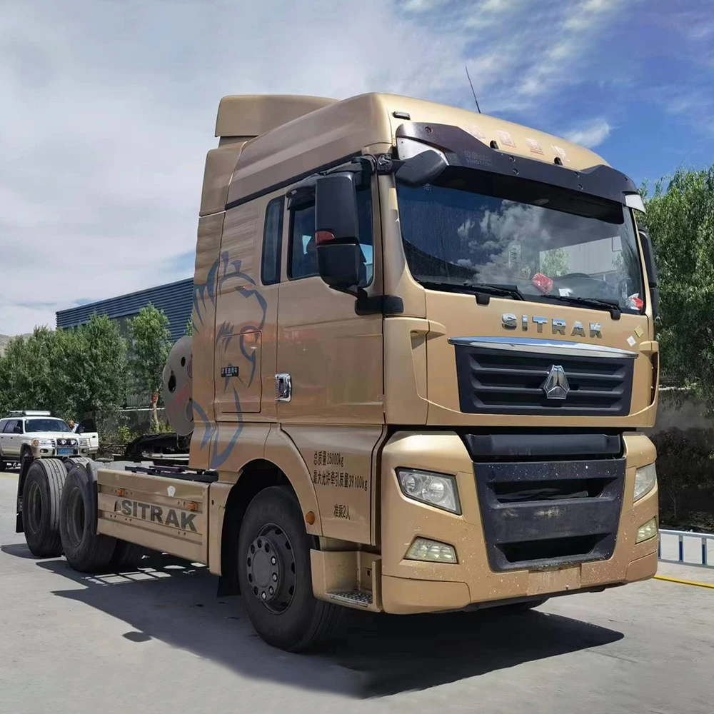 SINOTRUCK 4x2 4x6 6x4 8x4 430hp CNG трактор howo тягач с хорошим состоянием