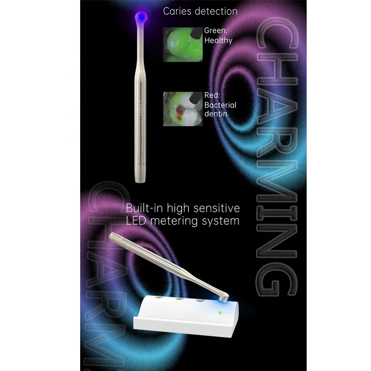 
Hot products coxos dental curing light LED curing lamp with caries detector / Metal body light cure dental for veneer resin 