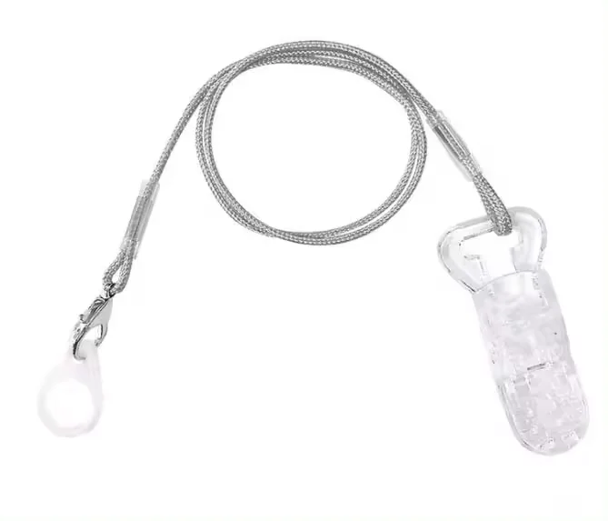 Hearing aid single-ear lanyard earphone anti-loss rope Single-single border fall anti-loss clip protective rope