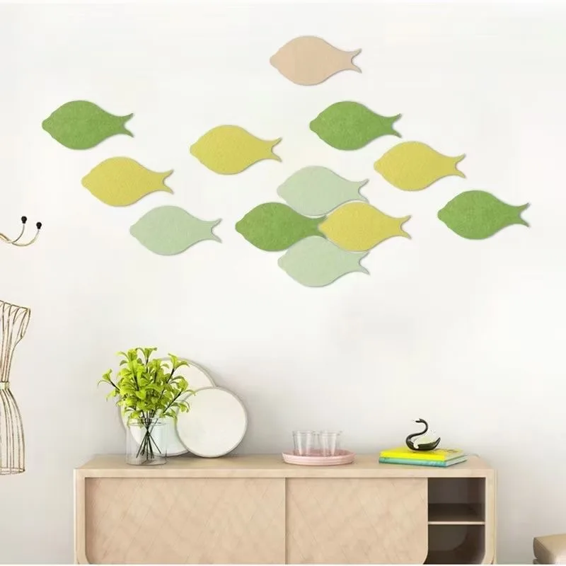 
wall decor Color infinite splicing small fish wall paste felt wall decoration INS cork board message board felt board 9mm 