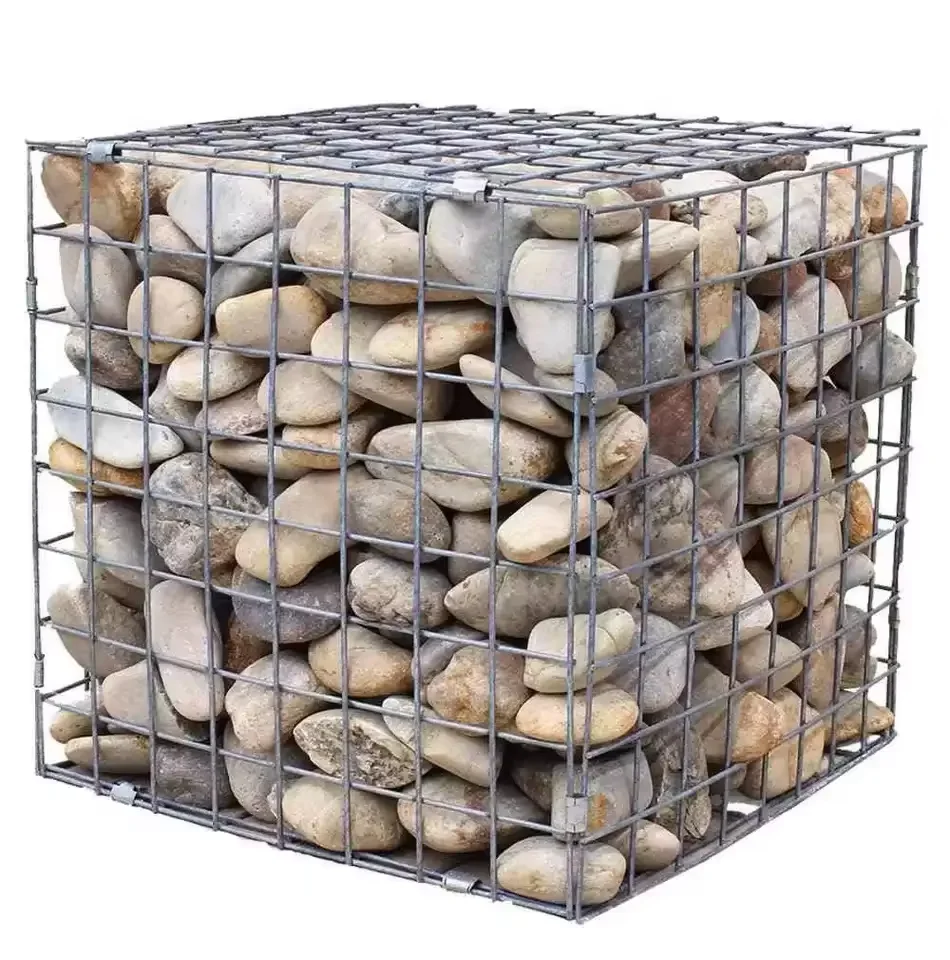 2024 Popular Hot Dipped Galvanized High Anti-Corrosion Square Mesh Welded  Stone Cage
