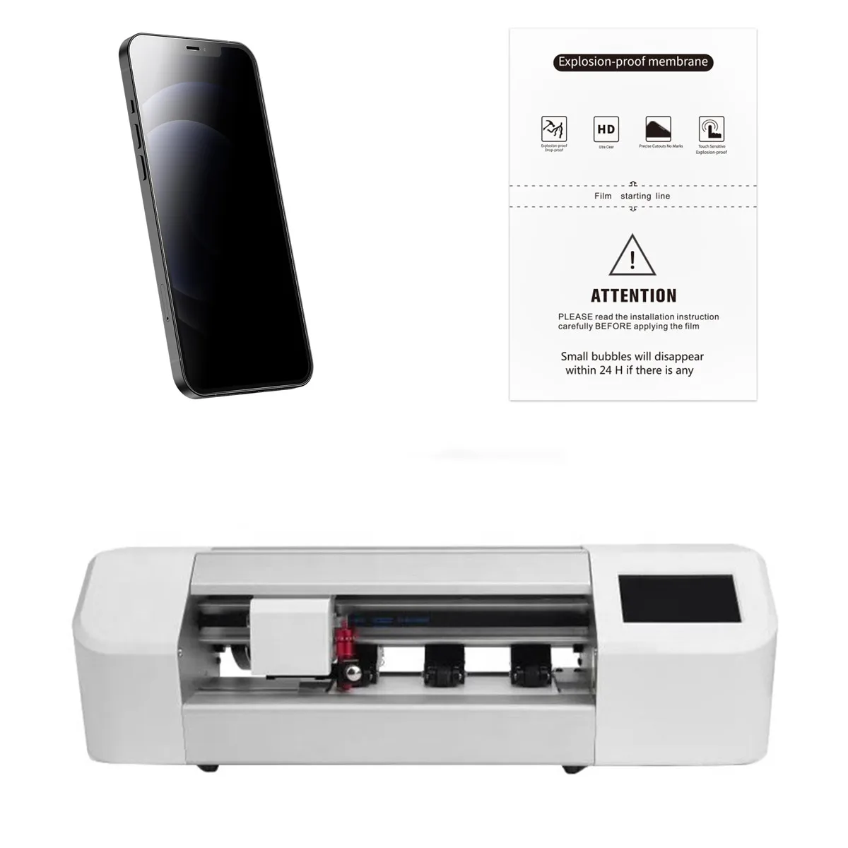 Прямая продажа с завода, Hd 120*180 мм, машина для резки телефона, сырье из ТПУ, защита экрана