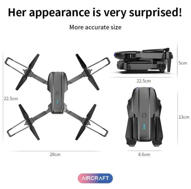 E99 4K Pro Professional Camera FPV RC Mini Drone With WiFi Aerial Photography Helicopter Foldable Quadcopter Gift Toys
