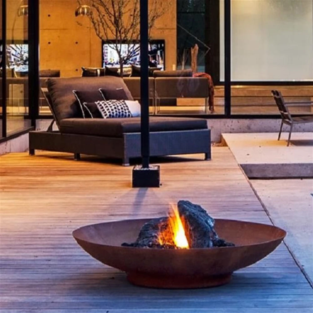 China Manufacturer Wholesale Corten Steel Fire Pits