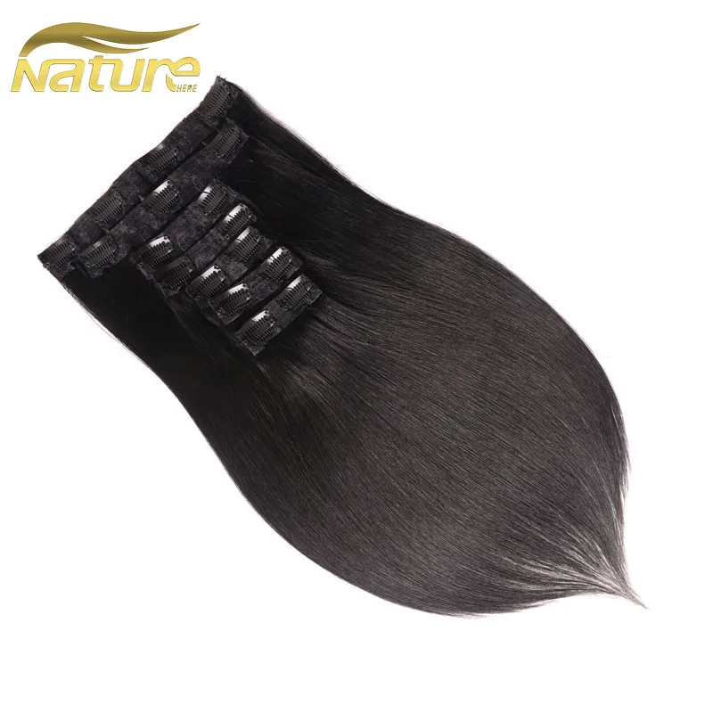 
Hot Selling Clip In Brazilian Straight Natural Remy Hair Extensions Wholesale Blonde 100% Human Hair 14-20 Inch 