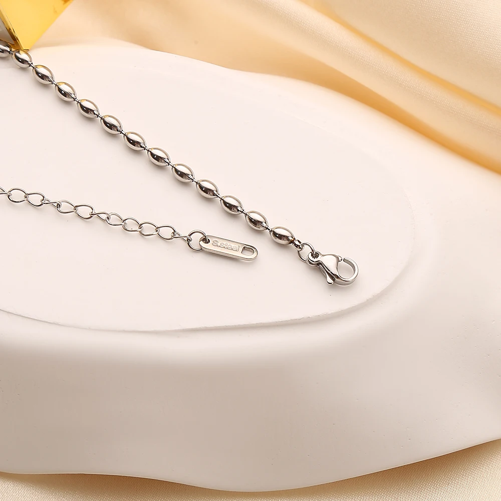 Collares De Acero Inoxidable Por Mayor Fashion Modern Style Women Necklace Jewelry Stainless Steel Girls Necklace Women