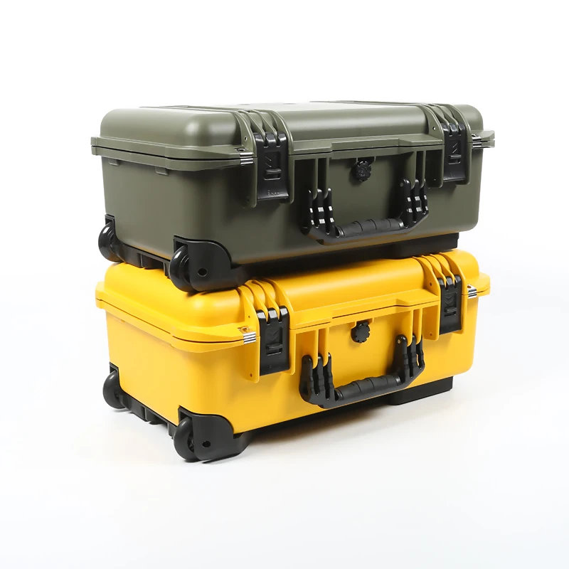 RC5119 hard trolley rolling Plastic Case PP Material Waterproof  Case