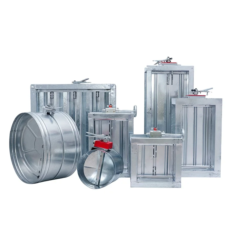 Circular fire valve Fire air damper Air damper for air conditioning exhaust fire valve good quality
