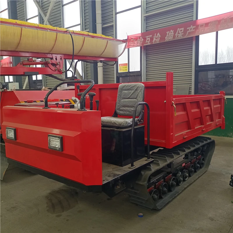 Promotion!! free shipping Large Capacity Crawler Transport Truck Agricultural Tracked Vehicles Low Speed Track Truck