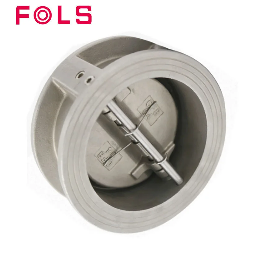 Stainless steel double check valve butterfly valve wafer check valve for sale