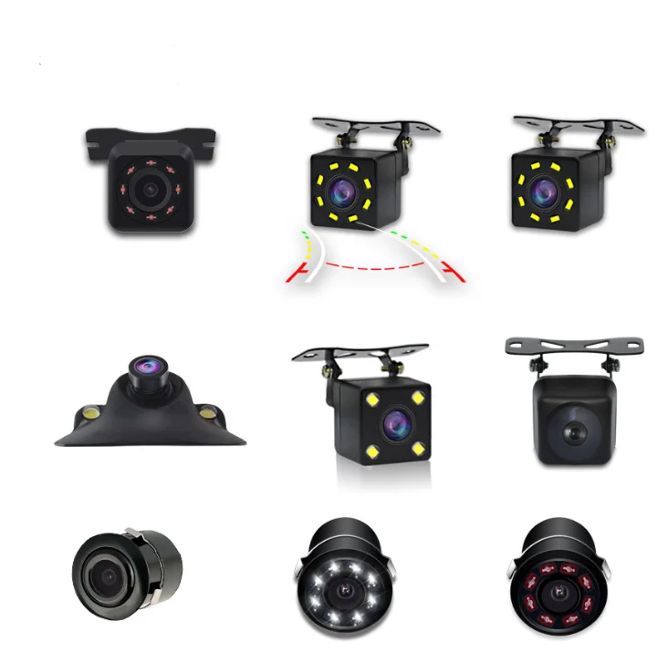 Car Reverse Camera HD Night Vision Rear View Camera 170 Wide Angle Backup Parking Camcorder Highly Waterproof Reversing Monitor