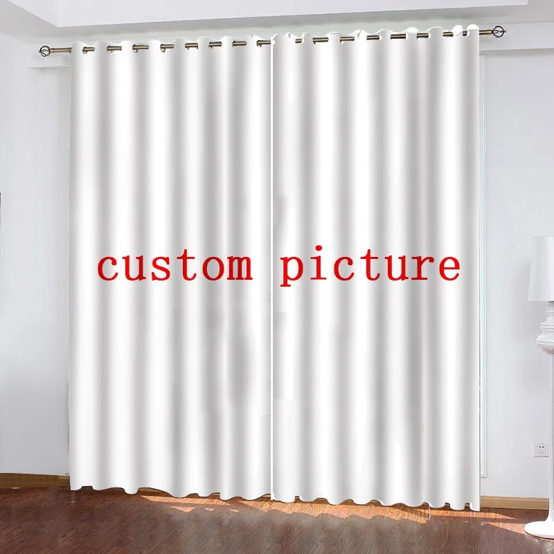 Window Blackout Customize Curtain 3D Print Curtains Windows Child Adult Bedroom Decor