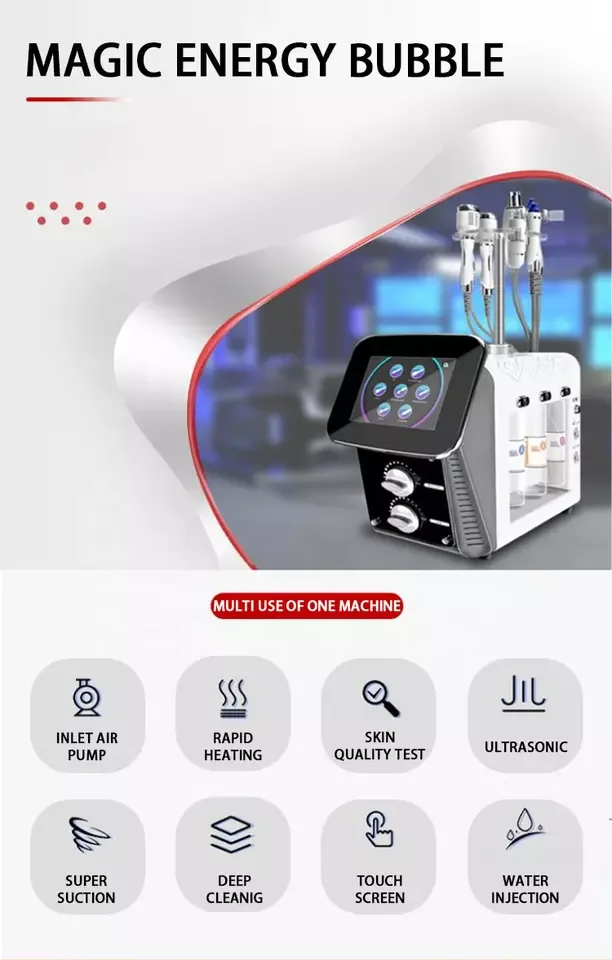 professional face care skin peel beauty facial cleaning hydro dermabrasion machine