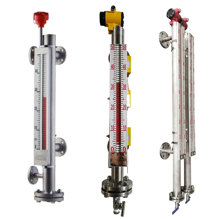 High Temperature Magnetic Float Type Level Gauge SS304/ SS316L Double Color Magnetic Liquid Level Display Meter