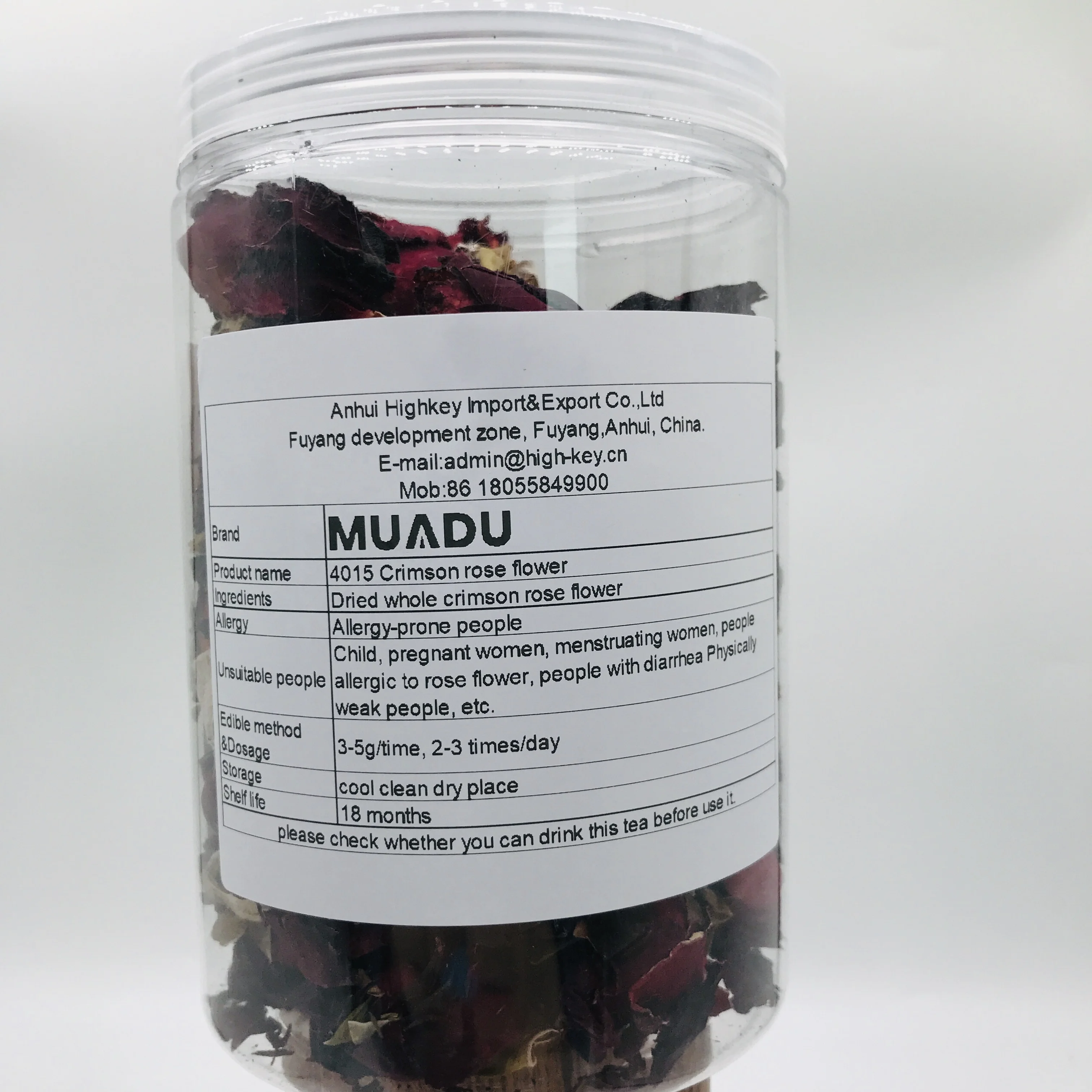 4015 Mo Hong mei gui Tea Chinese Tea Dry Red Rose Flower