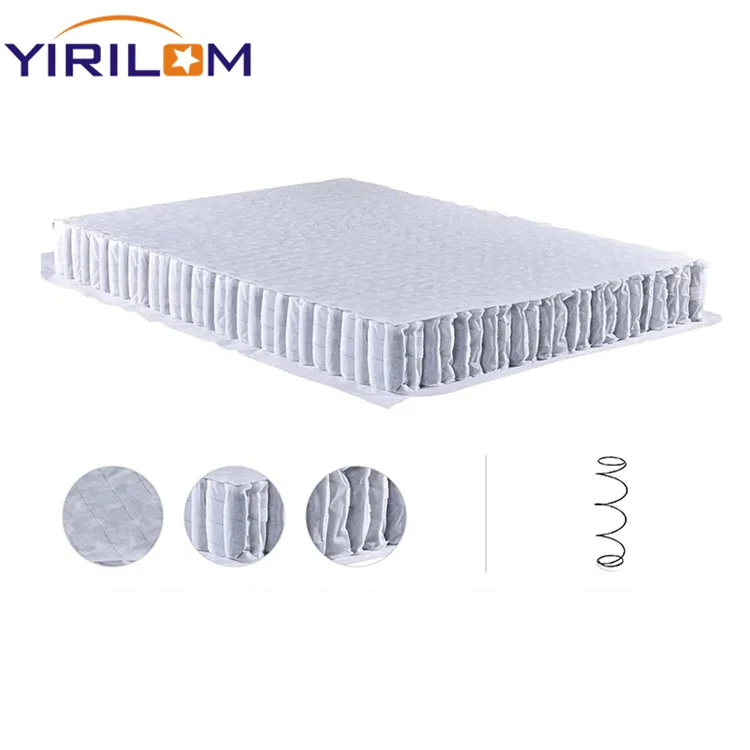 Customized Size White Non Woven Fabric Mattress Pocket Spring Coil Unit
