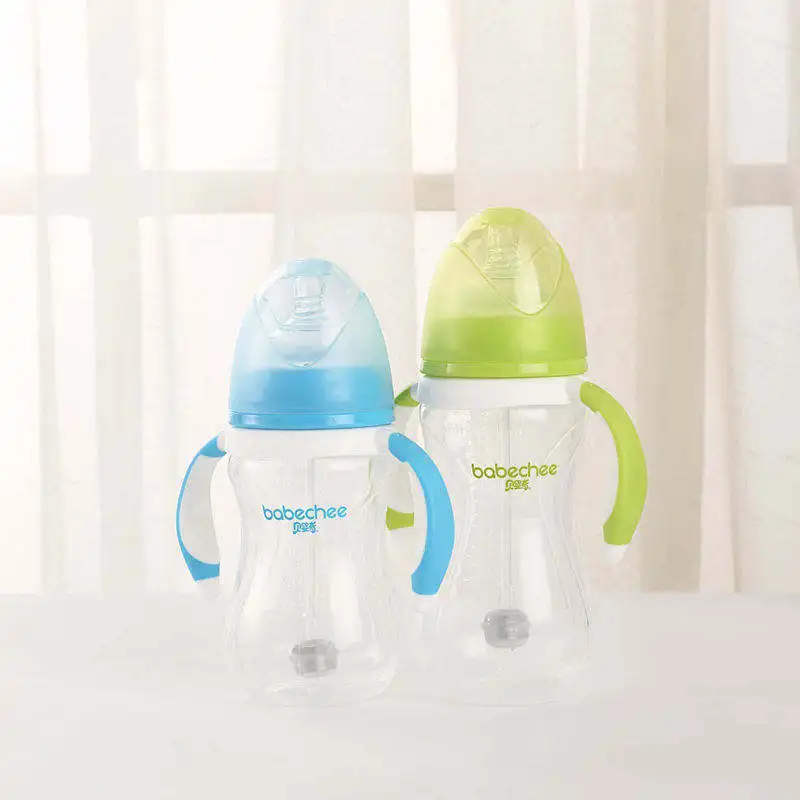 High Quality Wholesale Baby Bottles For Ands Free Feeding Newborn PP Baby Bottle Set