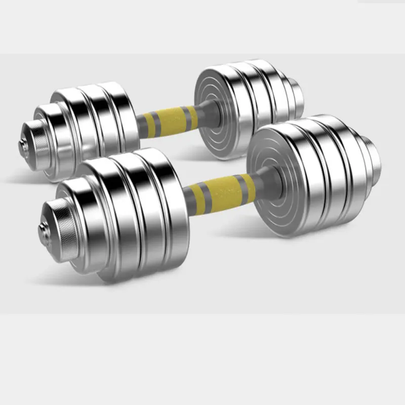 All-steel Rubberized Grip Fitness Machine Gym Adjustable Steel Material Round Dumbbell foam handle