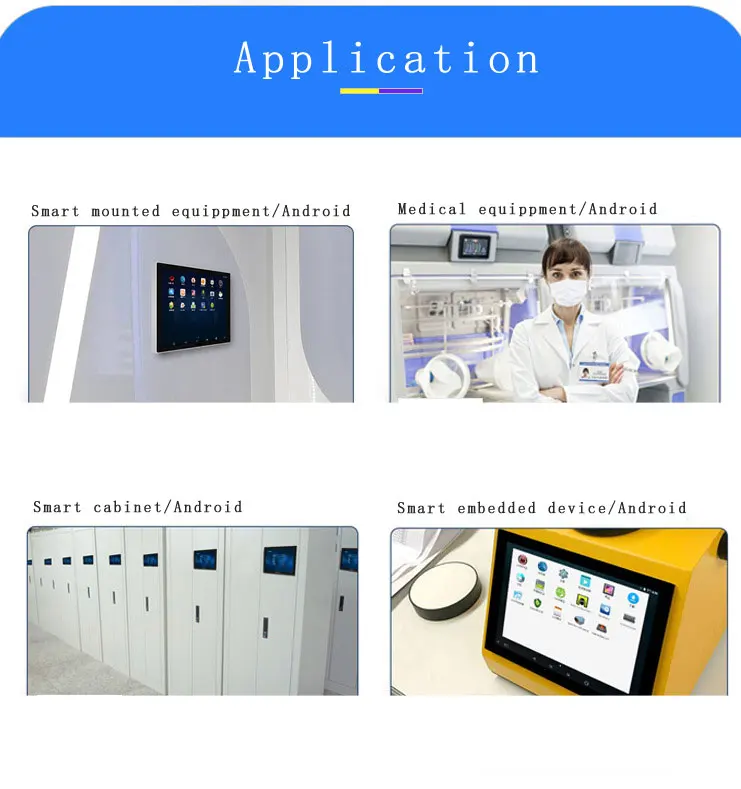 
Embedded high brightness 10 inch 1280 x 800 IPS Industrial Android All in one Tablet 