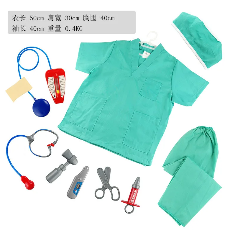New design cosplay costume doctor nurse fireman clothes Children professional clothes  with factory direct price