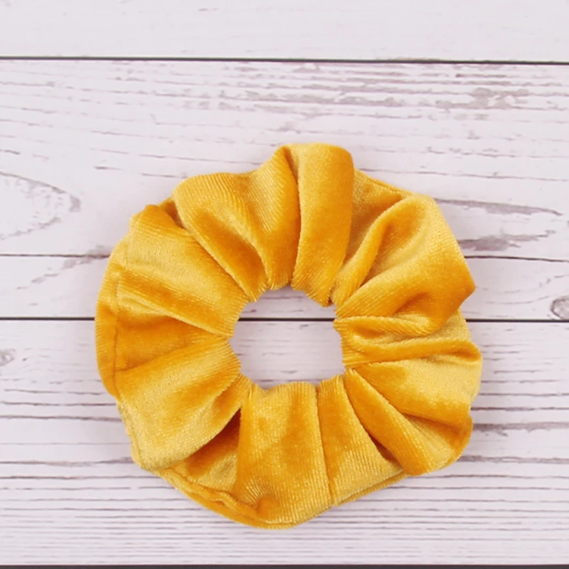 Fashion Party Style Hair Accessories Velvet Scrunchies Hairband Elastic Rubber Bands Hair Tie for Ponytail Holder for Girls