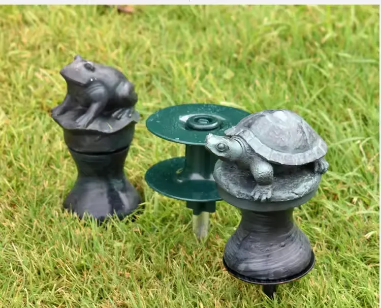 Garden decoration animal shape garden  lawn metal hose guide with metal spike