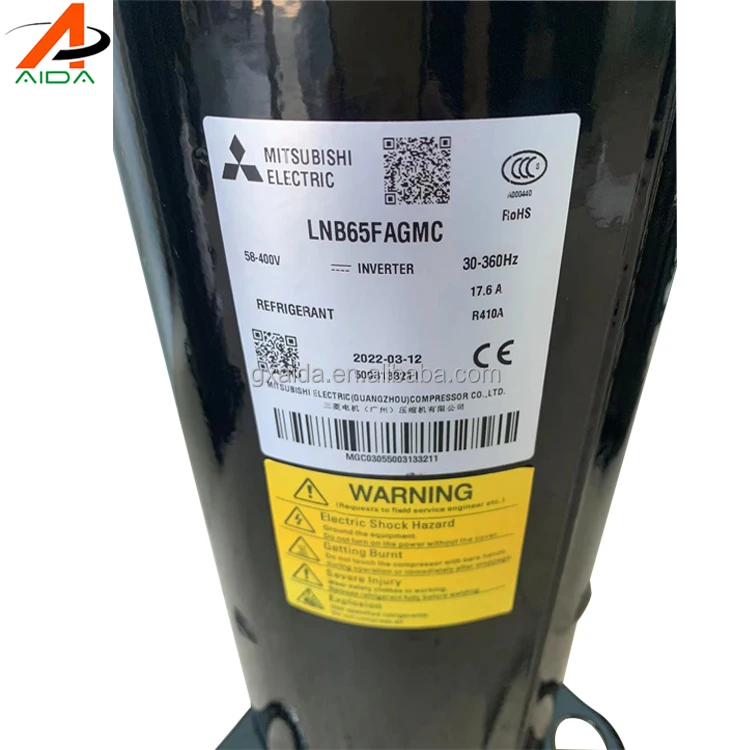 R410A Original LNB65FAGMC refrigeration inverter compressor rotary compressor for air conditioner compressor