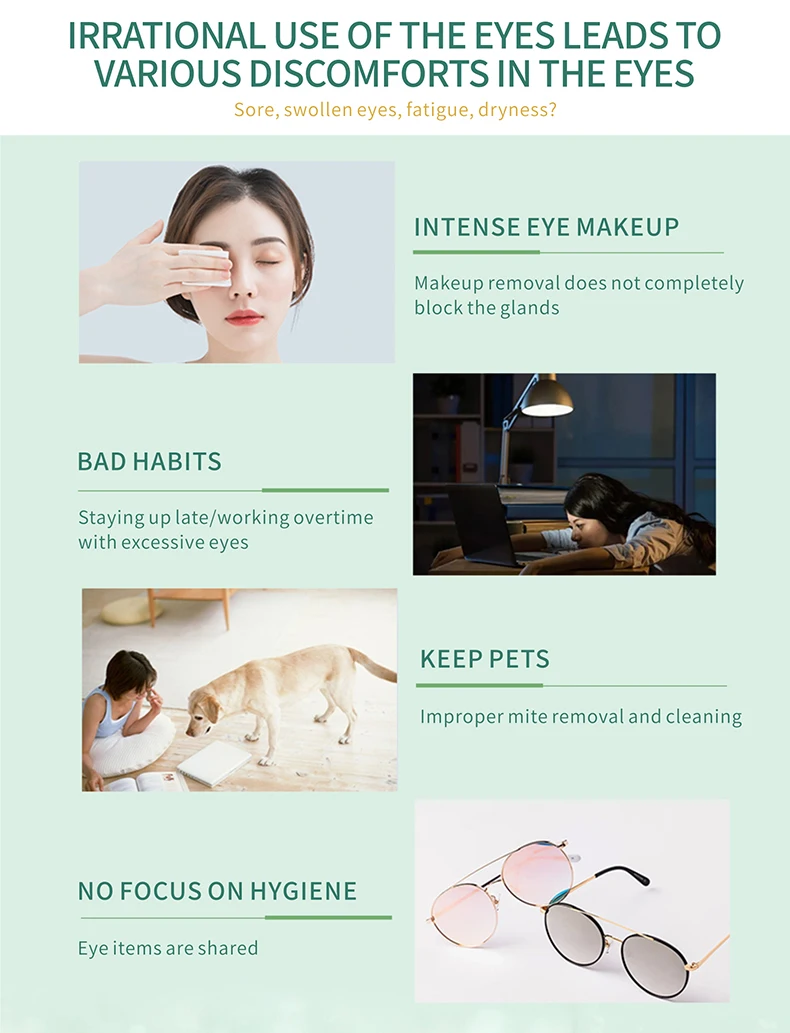 oem custom Clean your eyes Individually wrapped eyelid wipes