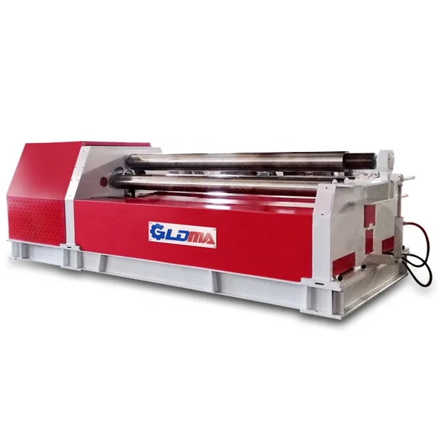 W12-16x2000 полностью автоматическая Металлическая стальная пластина 4 роликовая гидравлическая прокатная машина