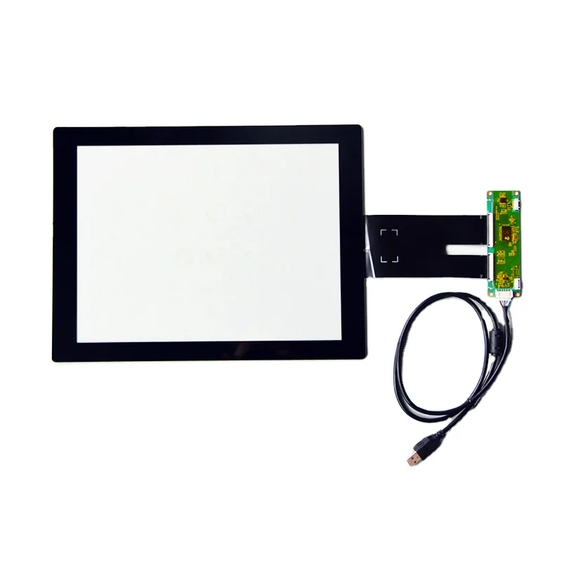 
Tempered glass usb EETI ILITEK PCAP 12.1' inch capacitive touch screen panel kits 